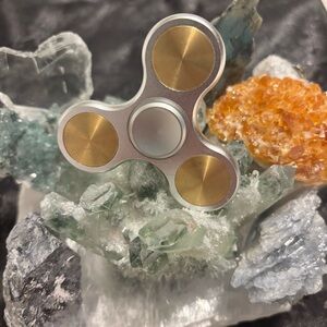 Silver & Gold Fidget Spinner Heavy (100 g)
